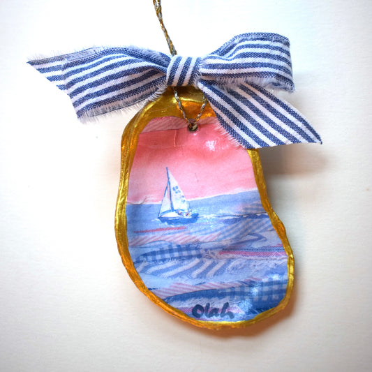 Oyster Ornament - Sailing Lesson