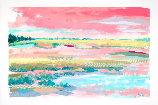 Print - Coral Marsh 4