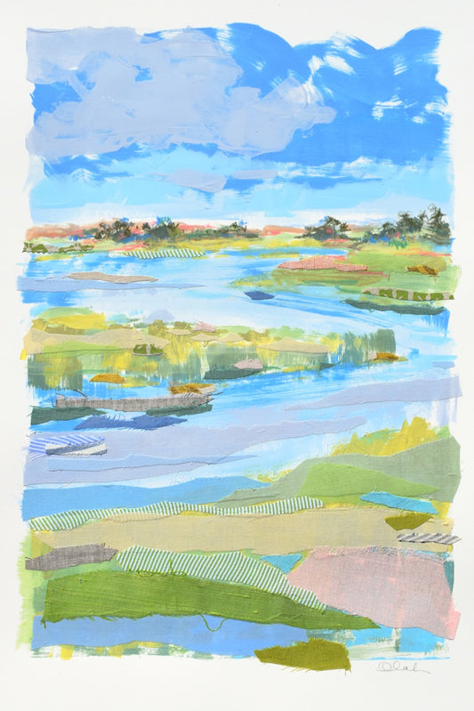 Print - Marsh Stripes 6