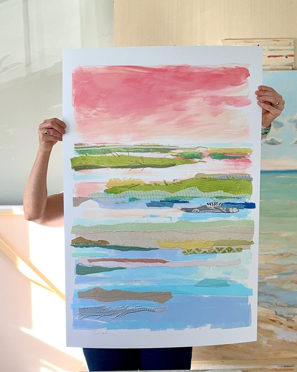 Print - Marsh Blush 3