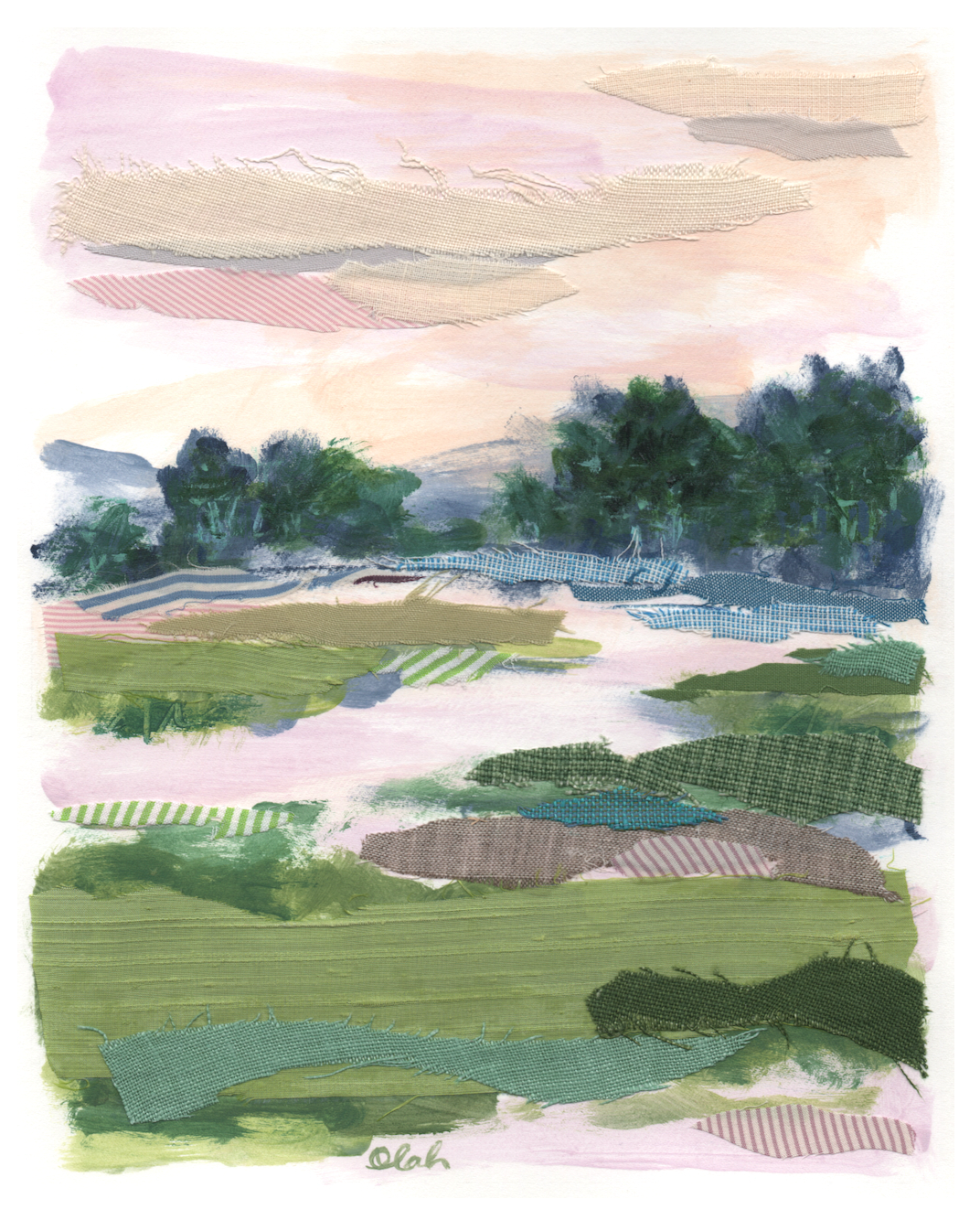 Print - Linen Lake 4