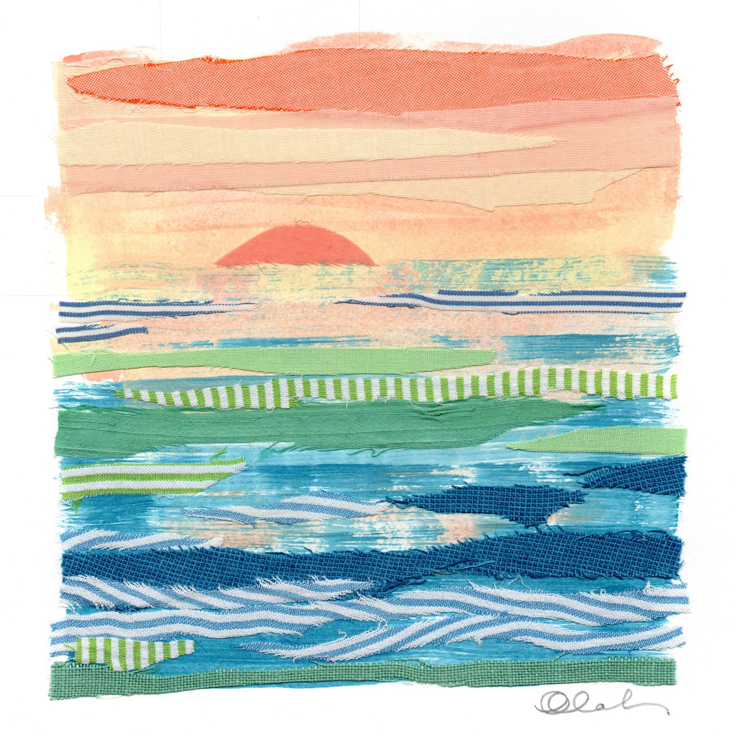 Print - Sunbathing Stripes