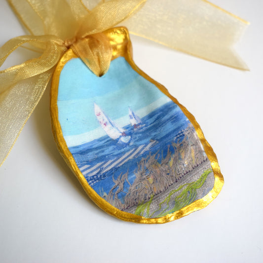 Oyster Ornament - Spartina Sisters